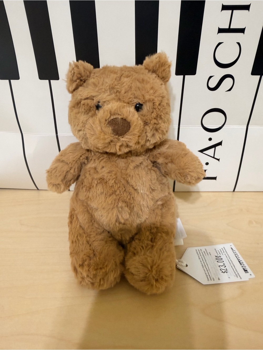 Jellycat my name is Bartholomew bear tiny authentic